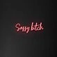 'Sassy Bitch' Neon Sign