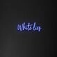 'White Lies' Neon Sign