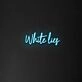 'White Lies' Neon Sign