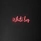 'White Lies' Neon Sign