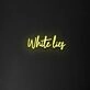 'White Lies' Neon Sign