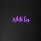 'White Lies' Neon Sign