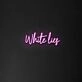 'White Lies' Neon Sign