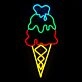 Ice Cream Neon Sign