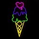 Ice Cream Neon Sign