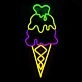 Ice Cream Neon Sign