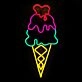 Ice Cream Neon Sign