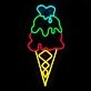 Ice Cream Neon Sign
