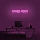 'Games Room' Neon Sign