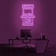 Arcade machine neon sign