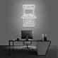 Arcade machine neon sign