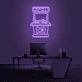 Arcade machine neon sign