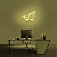Paper Airplane Neon Sign