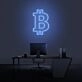 Bitcoin Logo Neon Sign