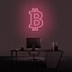 Bitcoin Logo Neon Sign