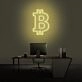 Bitcoin Logo Neon Sign