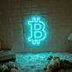 Bitcoin Logo Neon Sign
