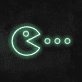 Pacman Neon Sign