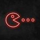 Pacman Neon Sign
