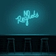 No Regrets Neon Sign