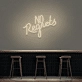 No Regrets Neon Sign