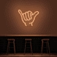 Fist Pump Neon Sign