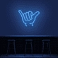 Fist Pump Neon Sign