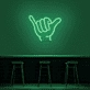 Fist Pump Neon Sign