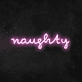 Naughty Neon Sign