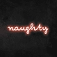 Naughty Neon Sign