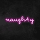 Naughty Neon Sign