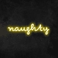 Naughty Neon Sign