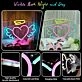 Brighten Up Your Space: Perfect for Weddings, Bars, and Cozy Home Decor - Angelic Deep Pink Heart Neon Sign