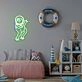 Bring a Cosmic Touch to Your Space: Astronaut Frog Neon Sign for Home, Office, and Party Ambiance