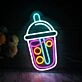 Brighten Your Café or Kitchen Ambiance with the Cute Pearl Milk Tea Neon Sign