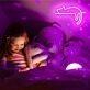 Brighten up your bedroom, kids' room, or add a whimsical touch to weddings and parties with the Dark Pink Lazy Sleeping Cat Neon Sign.
