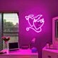 Deep Pink Angels And Demons Neon Sign: Elevate Your Space with a Mystical Glow for Home, Office, and Themed Events.