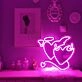 Deep Pink Angels And Demons Neon Sign: Elevate Your Space with a Mystical Glow for Home, Office, and Themed Events.