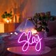 Brighten Your Bedroom, Office, or Party: The Versatile Deep Pink Slay Neon Sign