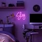 Brighten Your Bedroom, Office, or Party: The Versatile Deep Pink Slay Neon Sign