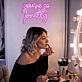 Brighten Up Your Bar, Office, or Bedroom with the Playful Glow of the Deep Pink "You're So Petty" Neon Sign.