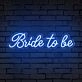 Add a vibrant touch to your wedding celebrations and bridal showers with the Bride To Be Words Neon Sign.