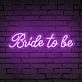 Add a vibrant touch to your wedding celebrations and bridal showers with the Bride To Be Words Neon Sign.