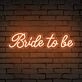 Add a vibrant touch to your wedding celebrations and bridal showers with the Bride To Be Words Neon Sign.