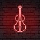 Bring a symphonic ambiance to your living space, music studio, or next event with the Cello Music Neon Sign.