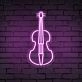 Bring a symphonic ambiance to your living space, music studio, or next event with the Cello Music Neon Sign.