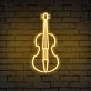 Bring a symphonic ambiance to your living space, music studio, or next event with the Cello Music Neon Sign.