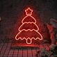 Brighten Your Holiday Celebrations: Christmas Tree Shining Star Neon Sign Perfect for Home Decor, Office Festivities, and Party Ambiance.