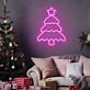 Brighten Your Holiday Celebrations: Christmas Tree Shining Star Neon Sign Perfect for Home Decor, Office Festivities, and Party Ambiance.