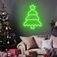 Brighten Your Holiday Celebrations: Christmas Tree Shining Star Neon Sign Perfect for Home Decor, Office Festivities, and Party Ambiance.